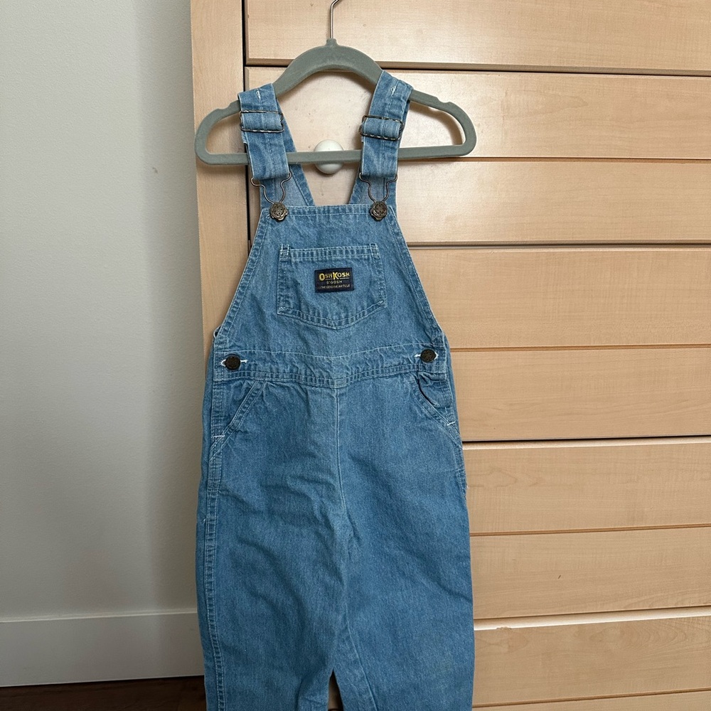 Vintage OshKosh B'gosh vestback Blue Denim Overalls